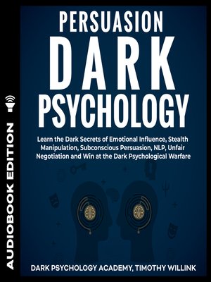cover image of Persuasion Dark Psychology